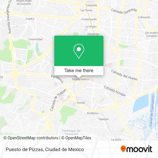 Puesto de Pizzas map