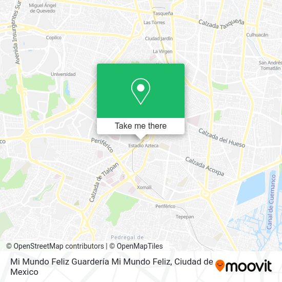 Mapa de Mi Mundo Feliz Guardería Mi Mundo Feliz