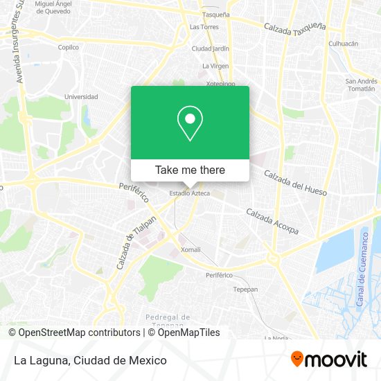 Mapa de La Laguna