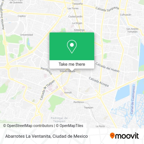 Mapa de Abarrotes La Ventanita