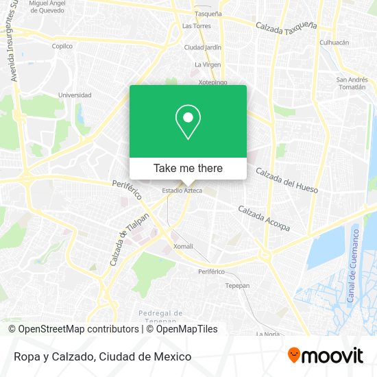 Ropa y Calzado map