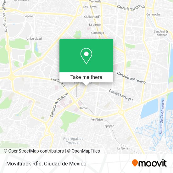Moviltrack Rfid map