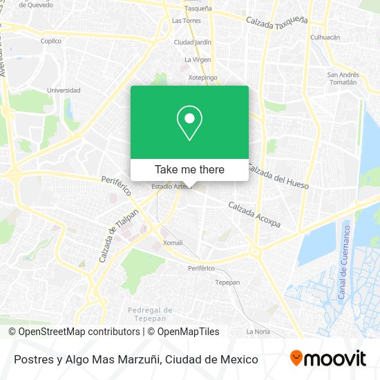 Postres y Algo Mas Marzuñi map