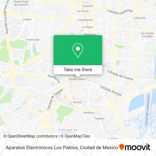 Aparatos Electrónicos Los Pablos map