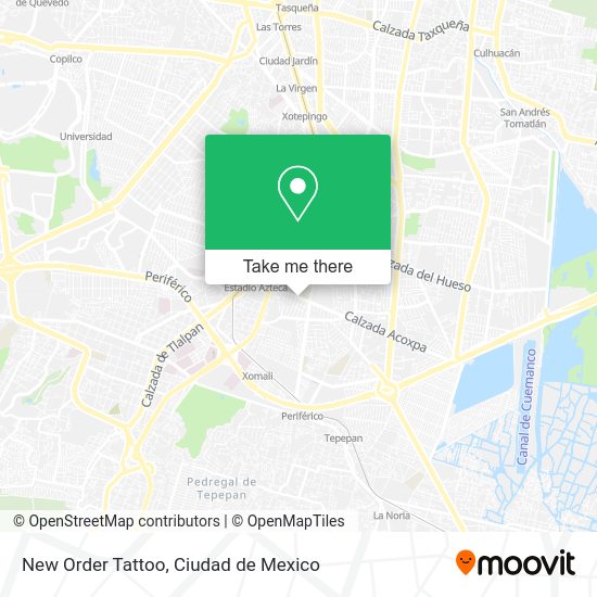 New Order Tattoo map