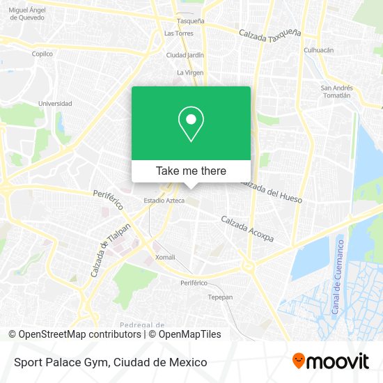 Sport Palace Gym map