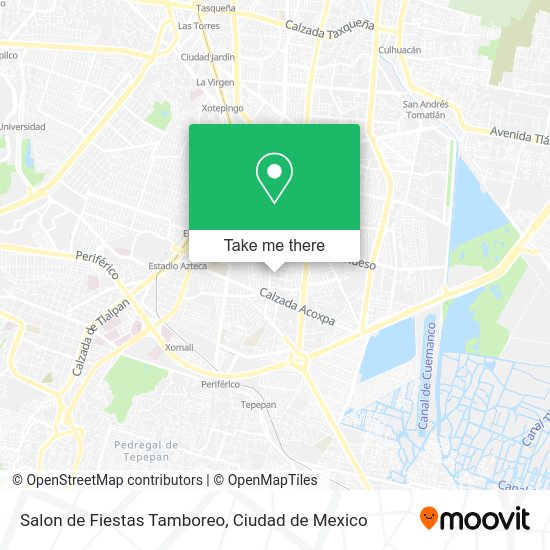 Salon de Fiestas Tamboreo map