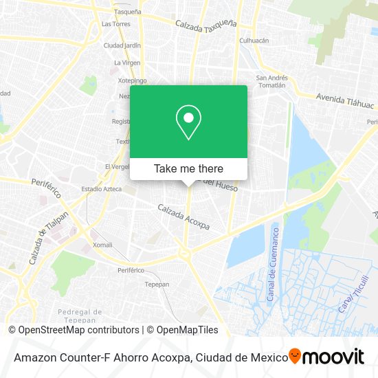 Mapa de Amazon Counter-F Ahorro Acoxpa