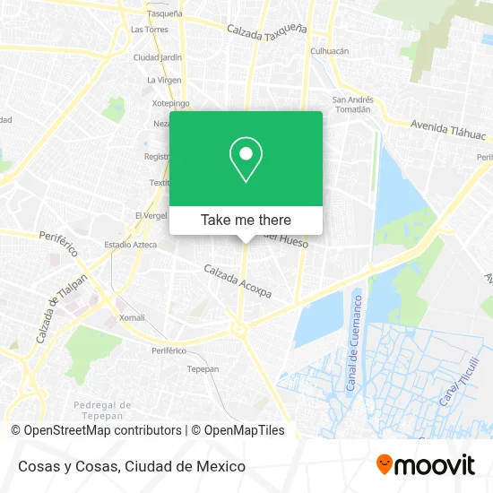 Cosas y Cosas map