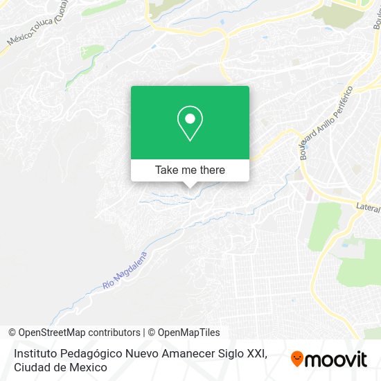 Instituto Pedagógico Nuevo Amanecer Siglo XXI map