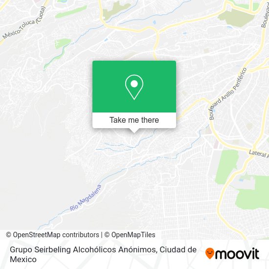 Mapa de Grupo Seirbeling Alcohólicos Anónimos