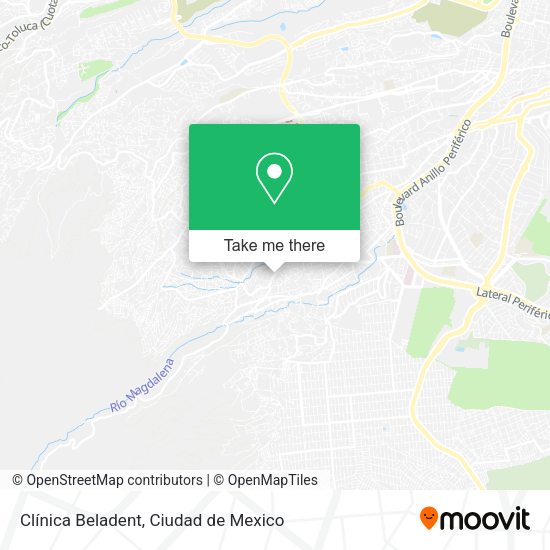 Mapa de Clínica Beladent
