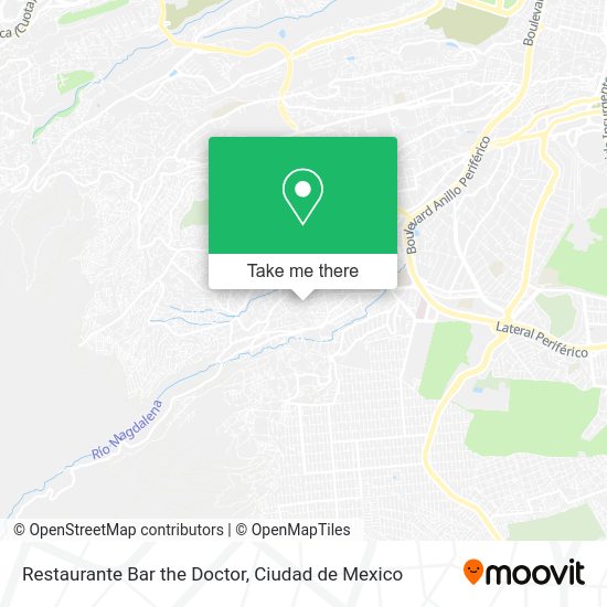 Mapa de Restaurante Bar the Doctor