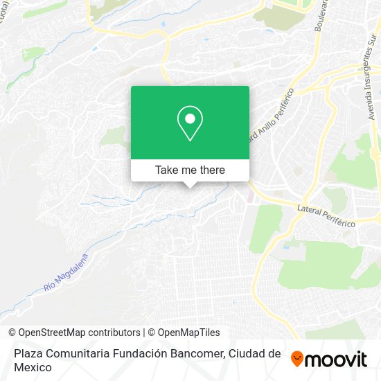 Mapa de Plaza Comunitaria Fundación Bancomer