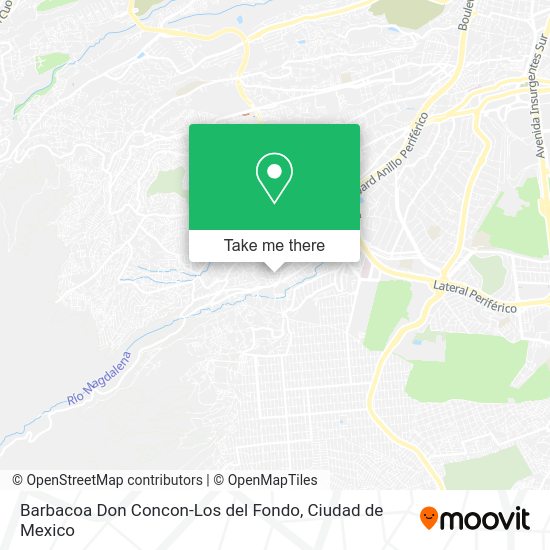 Barbacoa Don Concon-Los del Fondo map