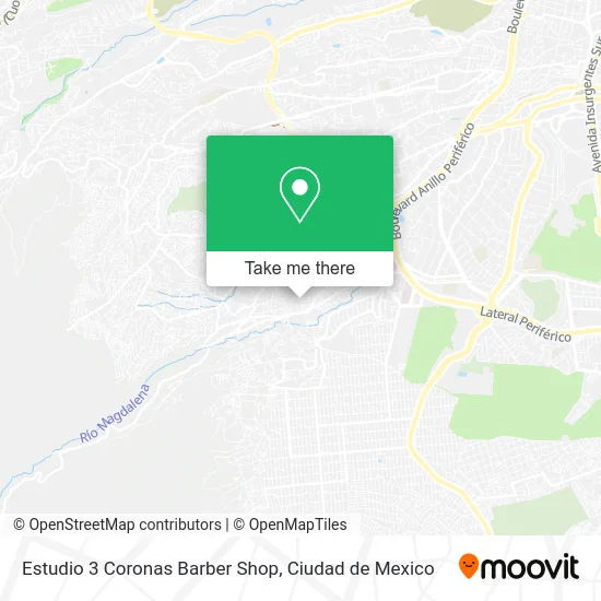Estudio 3 Coronas Barber Shop map