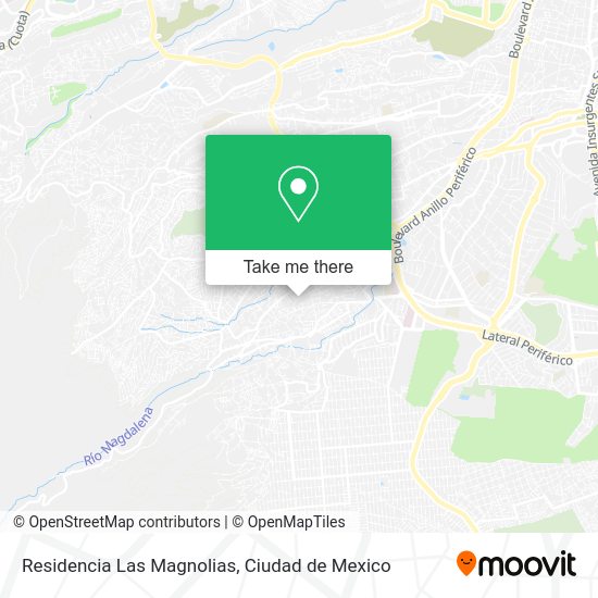 Residencia Las Magnolias map