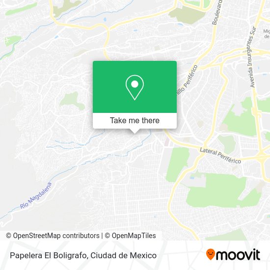 Papelera El Boligrafo map