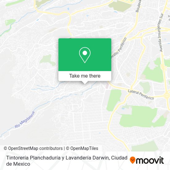 Tintorería Planchaduría y Lavandería Darwin map