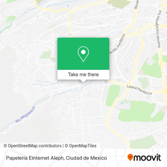 Papelería Einternet Aleph map
