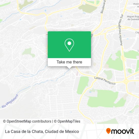 La Casa de la Chata map