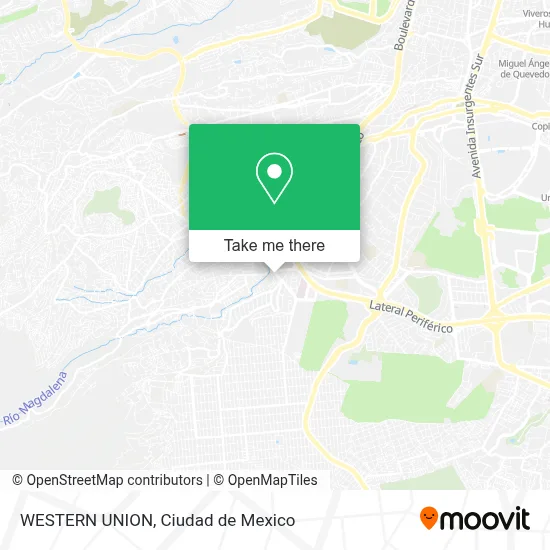 WESTERN UNION map