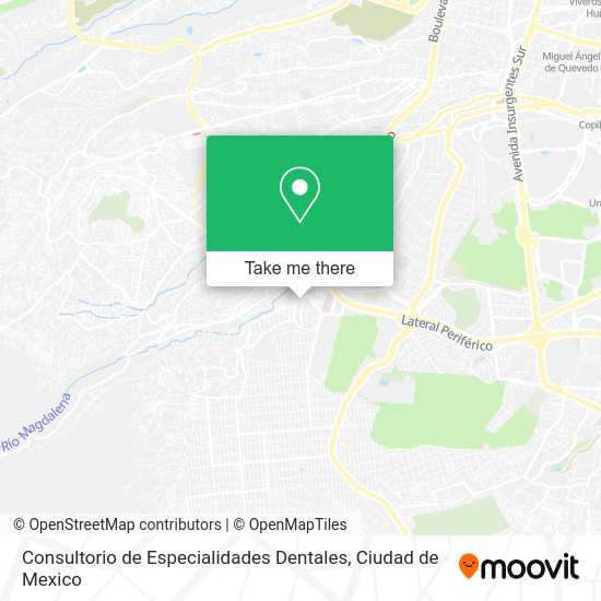 Consultorio de Especialidades Dentales map