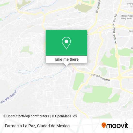 Mapa de Farmacia La Paz