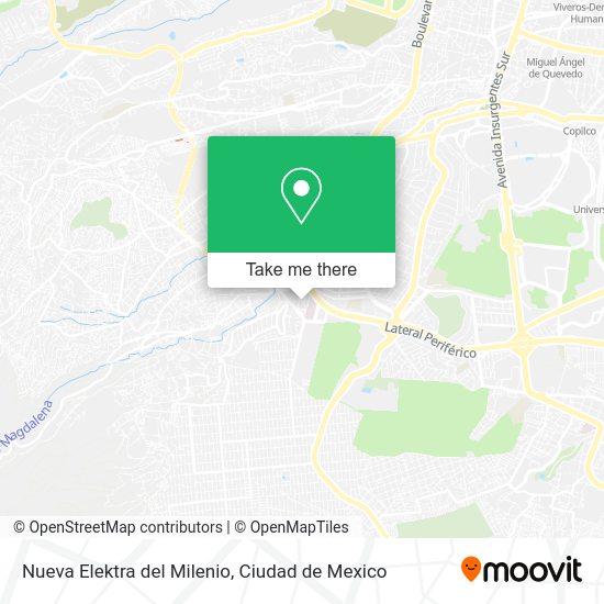 Mapa de Nueva Elektra del Milenio