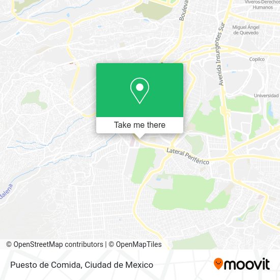 Puesto de Comida map