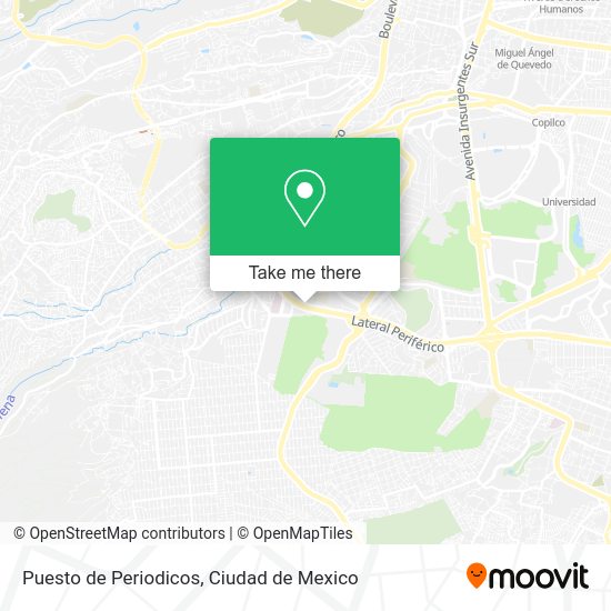 Puesto de Periodicos map