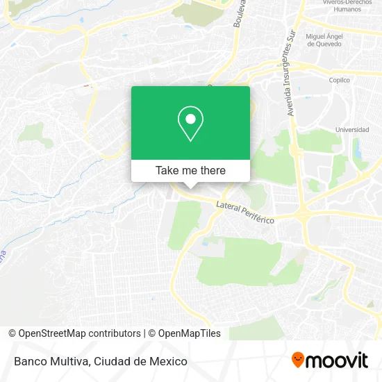 Banco Multiva map