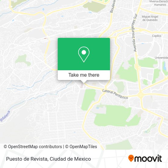 Mapa de Puesto de Revista