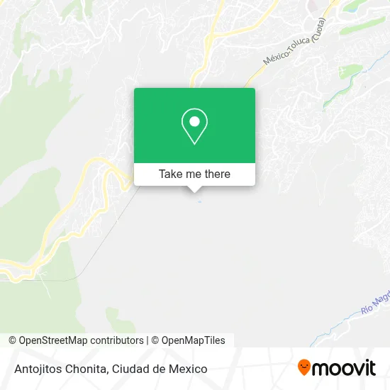 Antojitos Chonita map