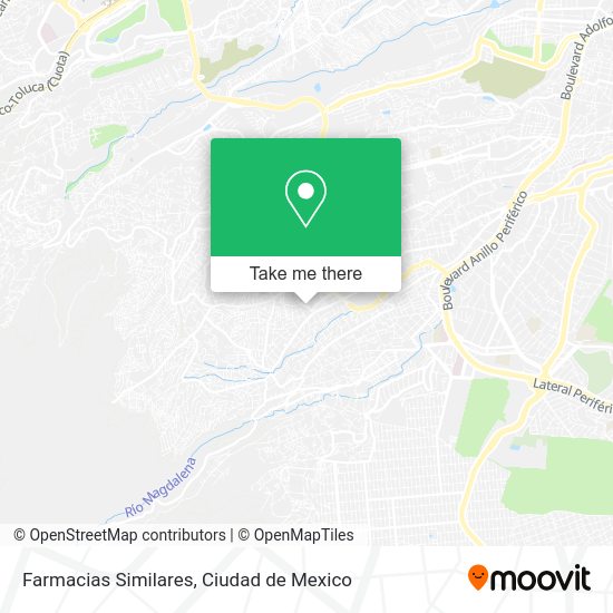 Mapa de Farmacias Similares