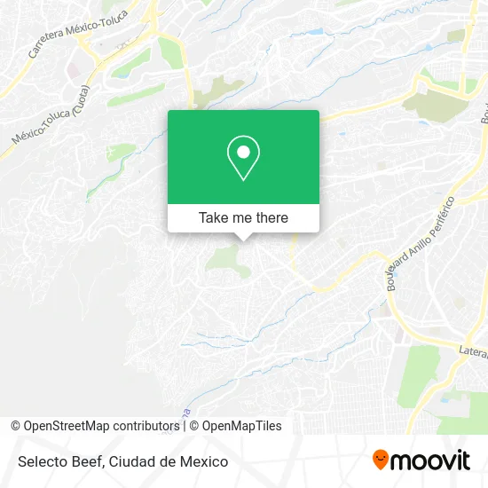 Mapa de Selecto Beef