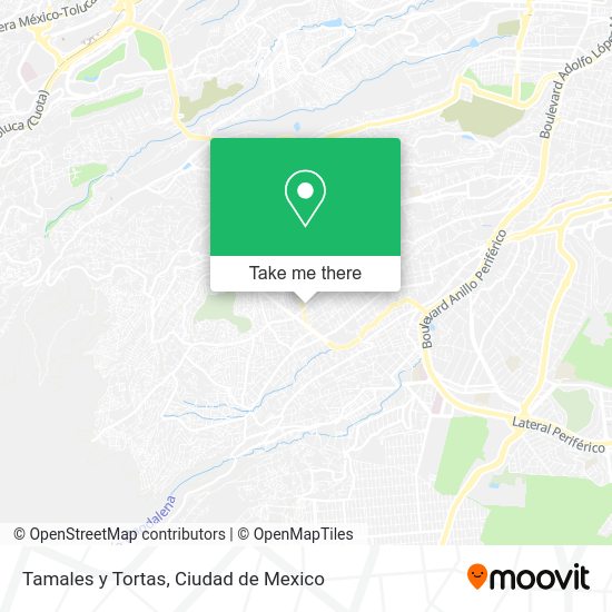 Tamales y Tortas map