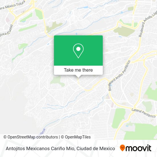 Antojitos Mexicanos Cariño Mio map