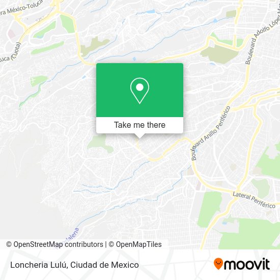 Loncheria Lulú map