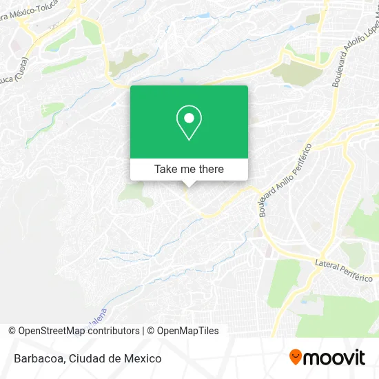 Barbacoa map