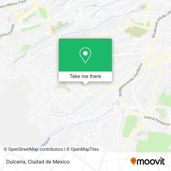 Dulcería map