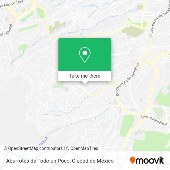 Abarrotes de Todo un Poco map