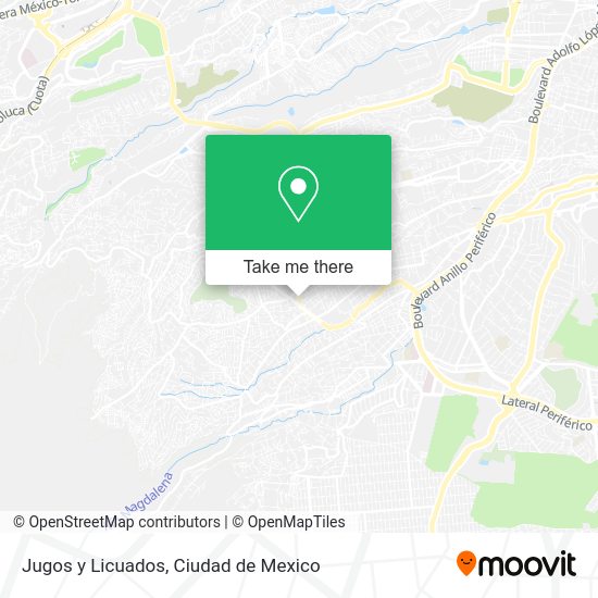 Jugos y Licuados map