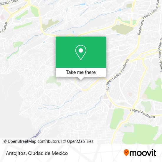 Mapa de Antojitos