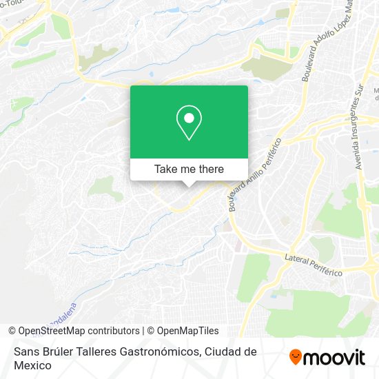 Sans Brúler Talleres Gastronómicos map