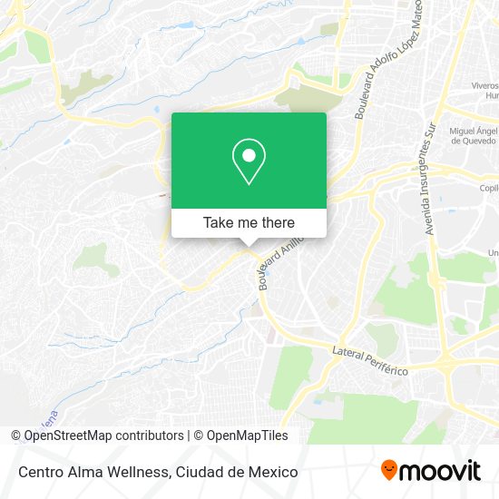 Centro Alma Wellness map