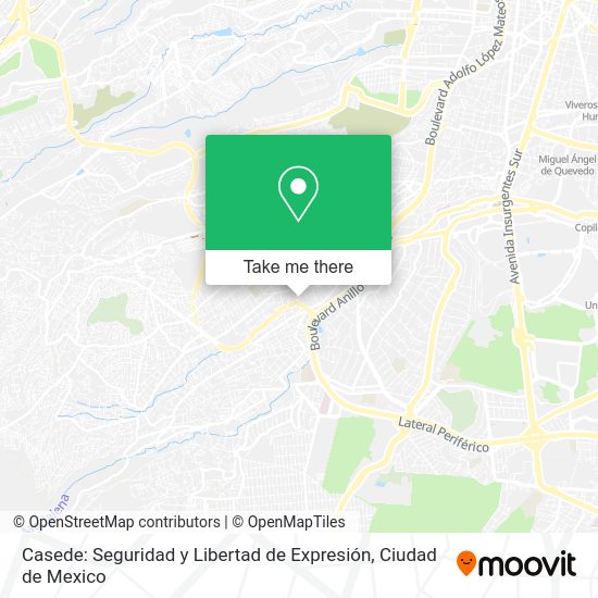 Casede: Seguridad y Libertad de Expresión map