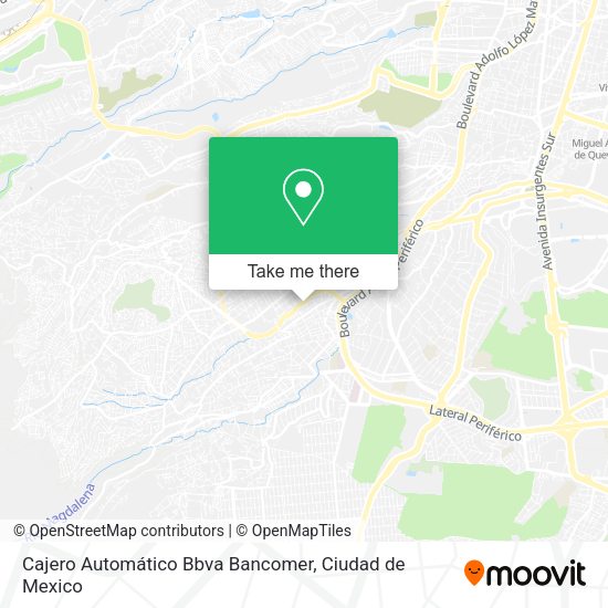 Cajero Automático Bbva Bancomer map