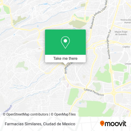 Farmacias Similares map