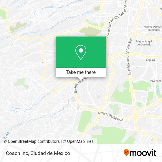 Mapa de Coach Inc